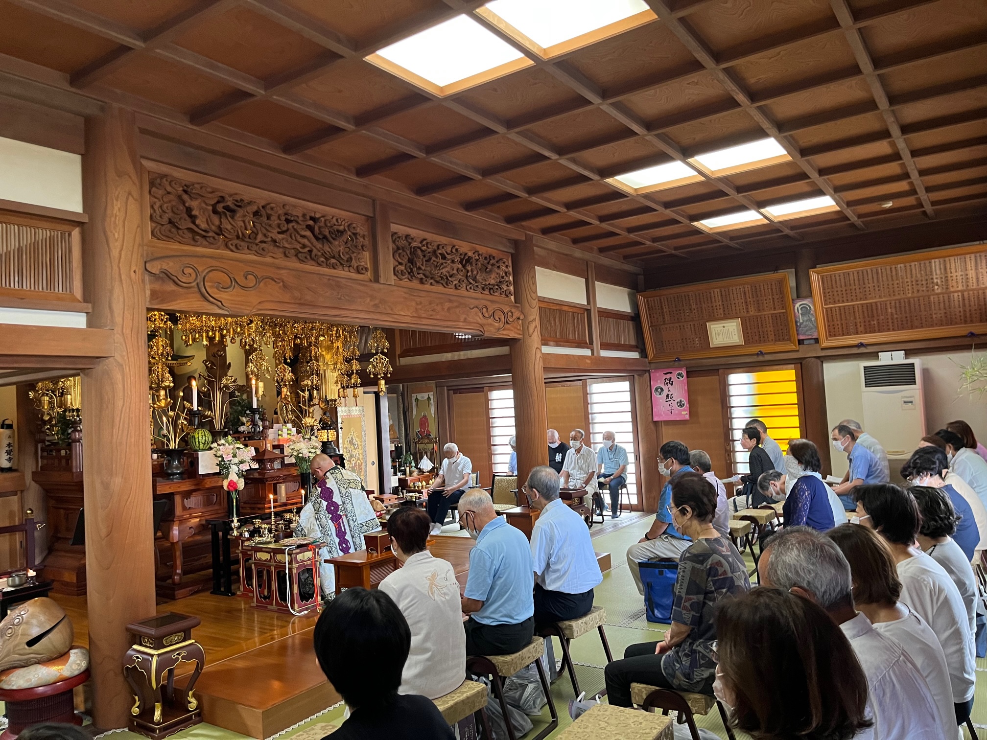 令和5年本覺寺大施餓鬼会法要式中